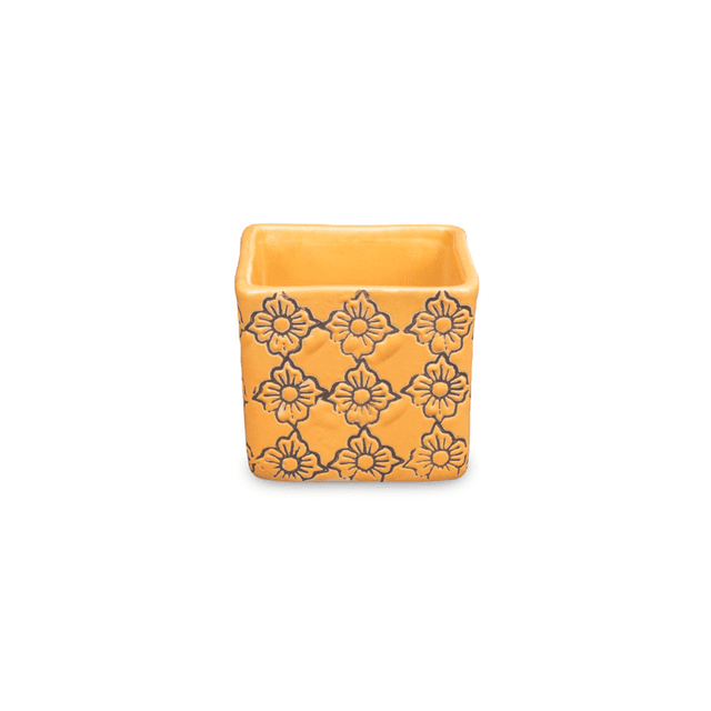 Flower Cubical Pot