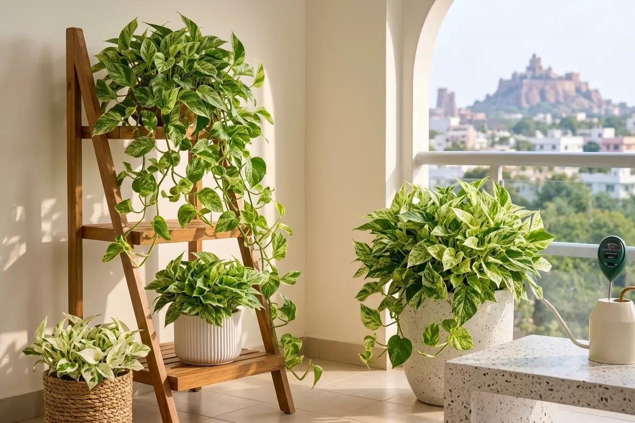 Money Plant (Marble Queen): The Elegant Indoor Plant Every Home Deserves